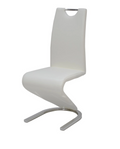 Host Dining Chair- PU Leather - White