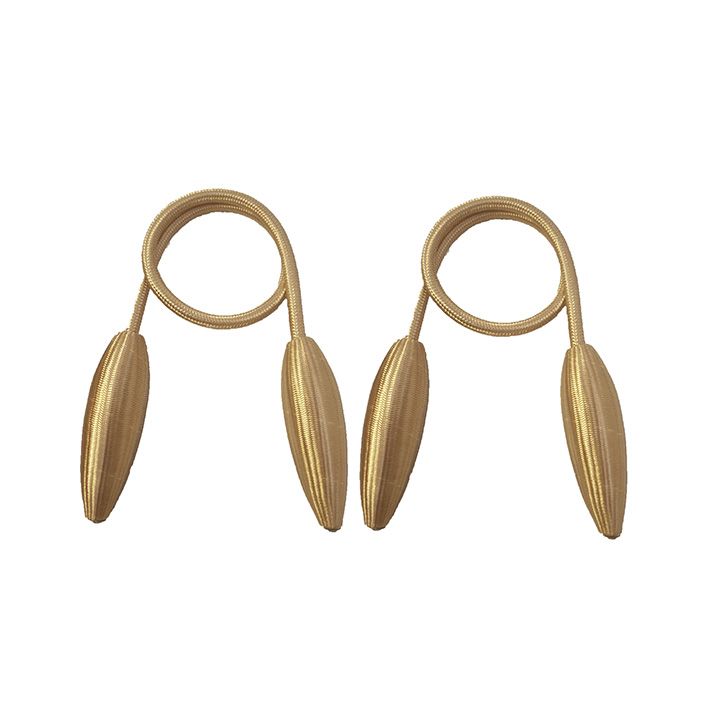 Matoc Twist Wrap Curtain Tieback - Gold