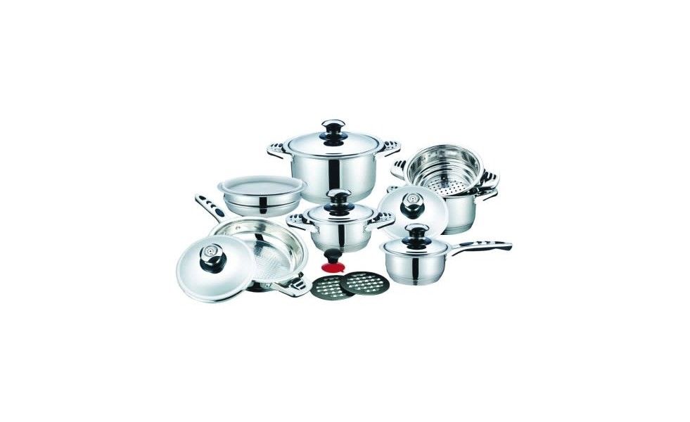 21 Piece High Quality Dolphin Stainless Steel Cookware Set