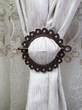 Curtain Holder Set (2 Pairs) - Brown