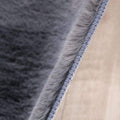 Fluffy warm/soft rug carpet(1.4M X 2.0M) - Grey