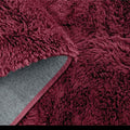 Rainbowcharms-Ex-Large Warm Area Rug 200 x 300cm SE - - Red-wine