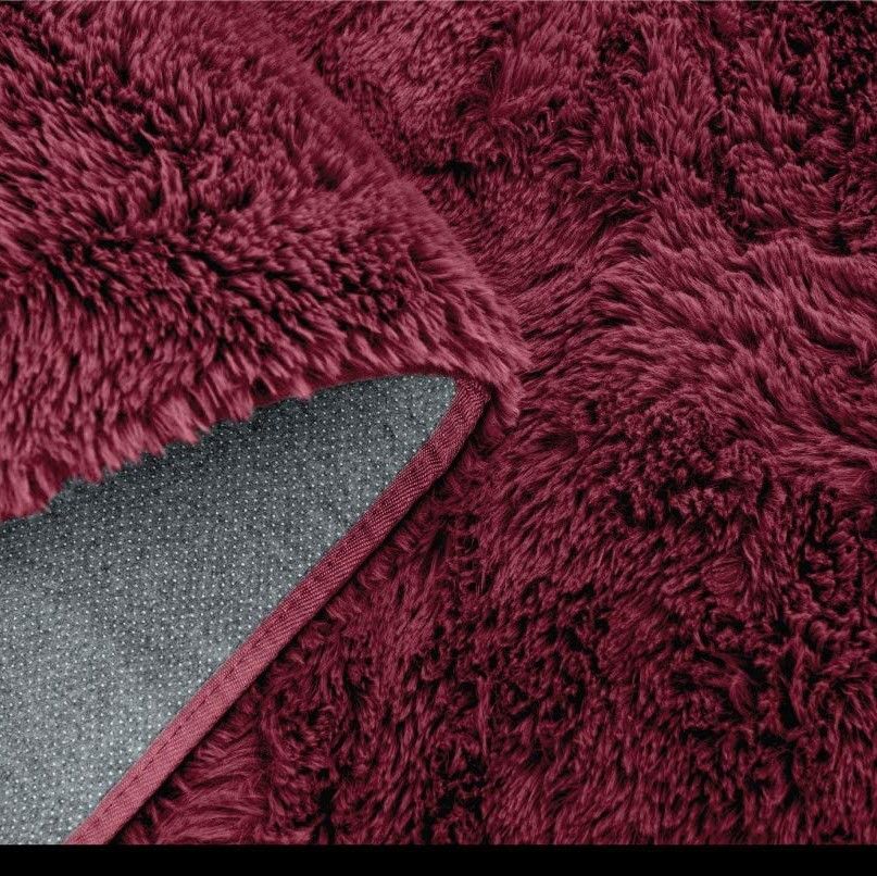 Rainbowcharms-Ex-Large Warm Area Rug 200 x 300cm SE - - Red-wine