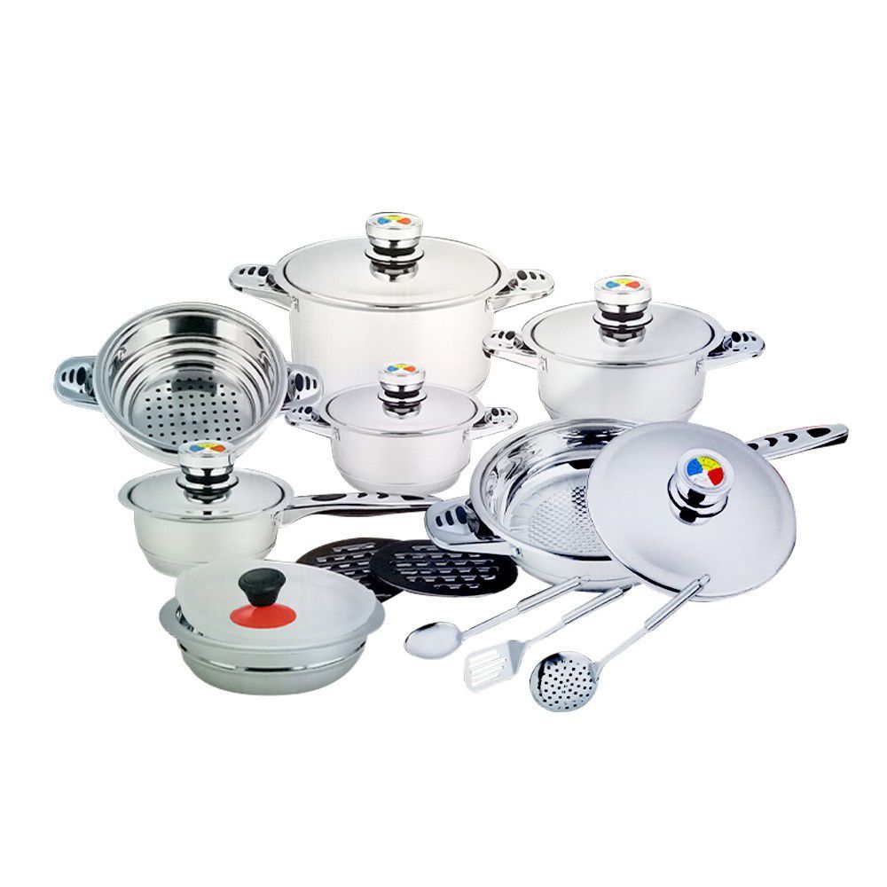 19 Piece Stainless Steel Cookware Set