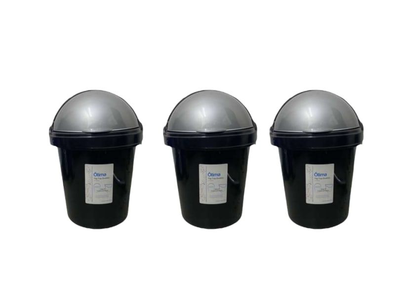 Flip Top Dustbin - 12Ltr- Set of 3
