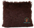 Soft Fluffy Pillow cover Set - Brown