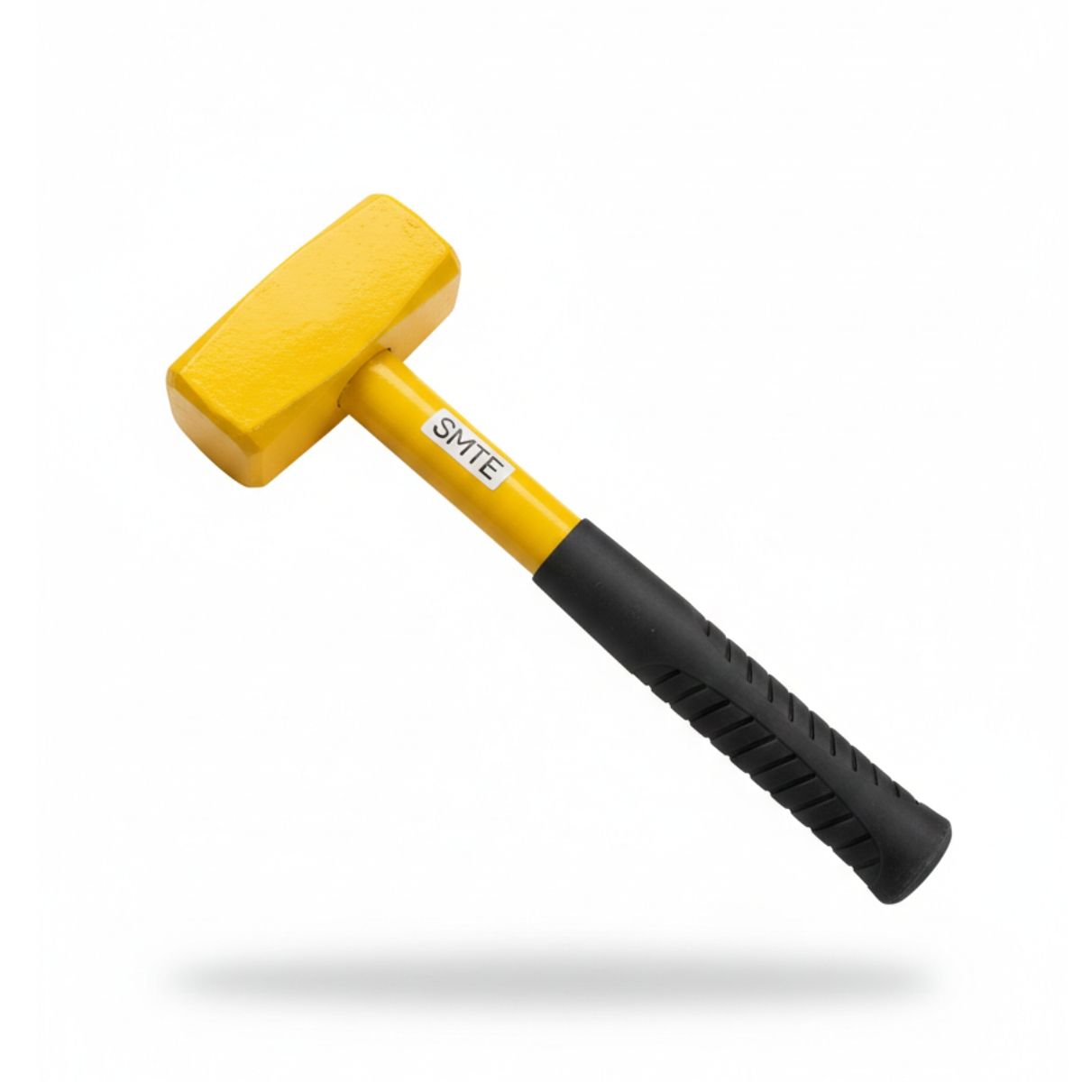 SMTE Heavy Duty Solid Hammer with Ergonomic Grip Handle - Black & Yellow