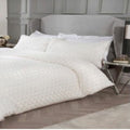 Fleece Comforter set - White