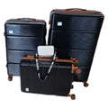 SMTE G4 Black 4 Piece Premium ABS Hardshell Luggage Set
