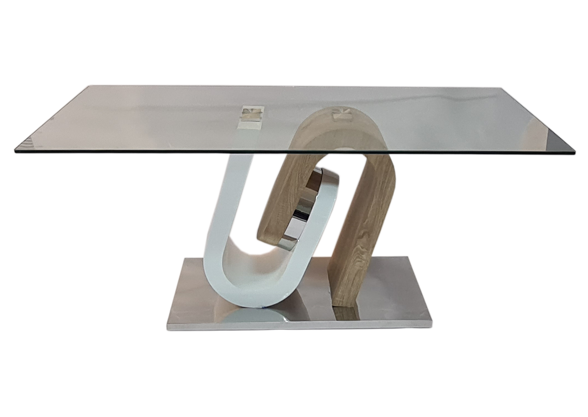 Alexandros Glass Dinning Table Only