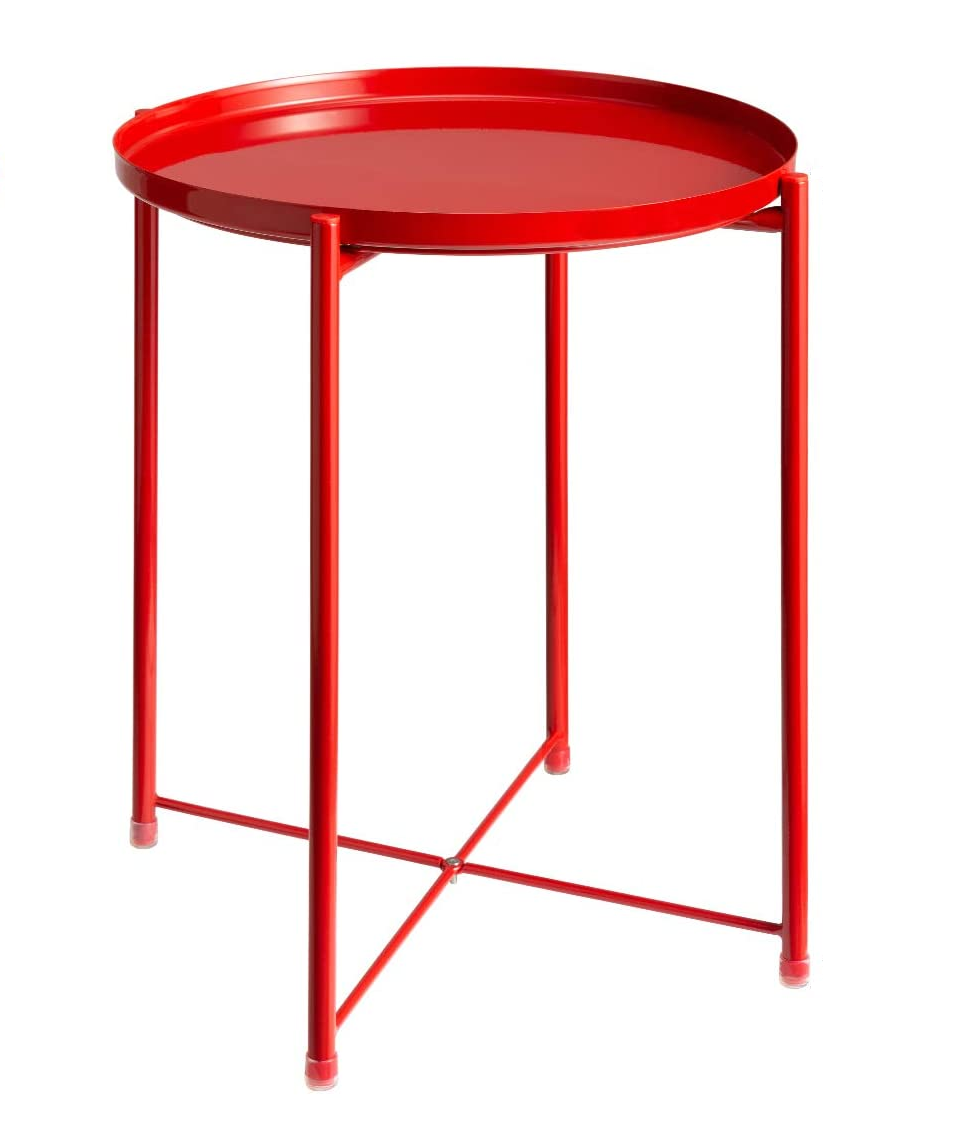 Metal Coffee Table - Red