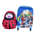Kids Ladybug 2-Piece Trolley Suitcase & Backpack Travel Set