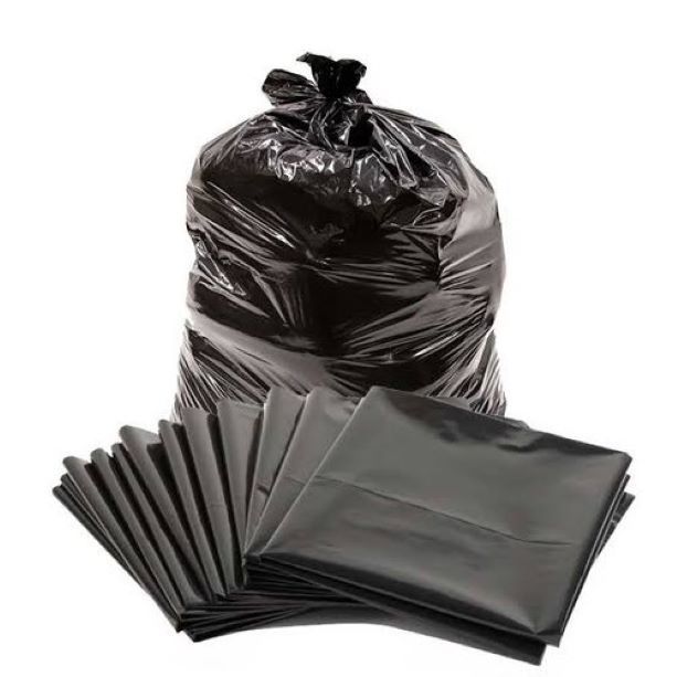 Refuse Bags Heavy Duty Black Bags 100 Pack