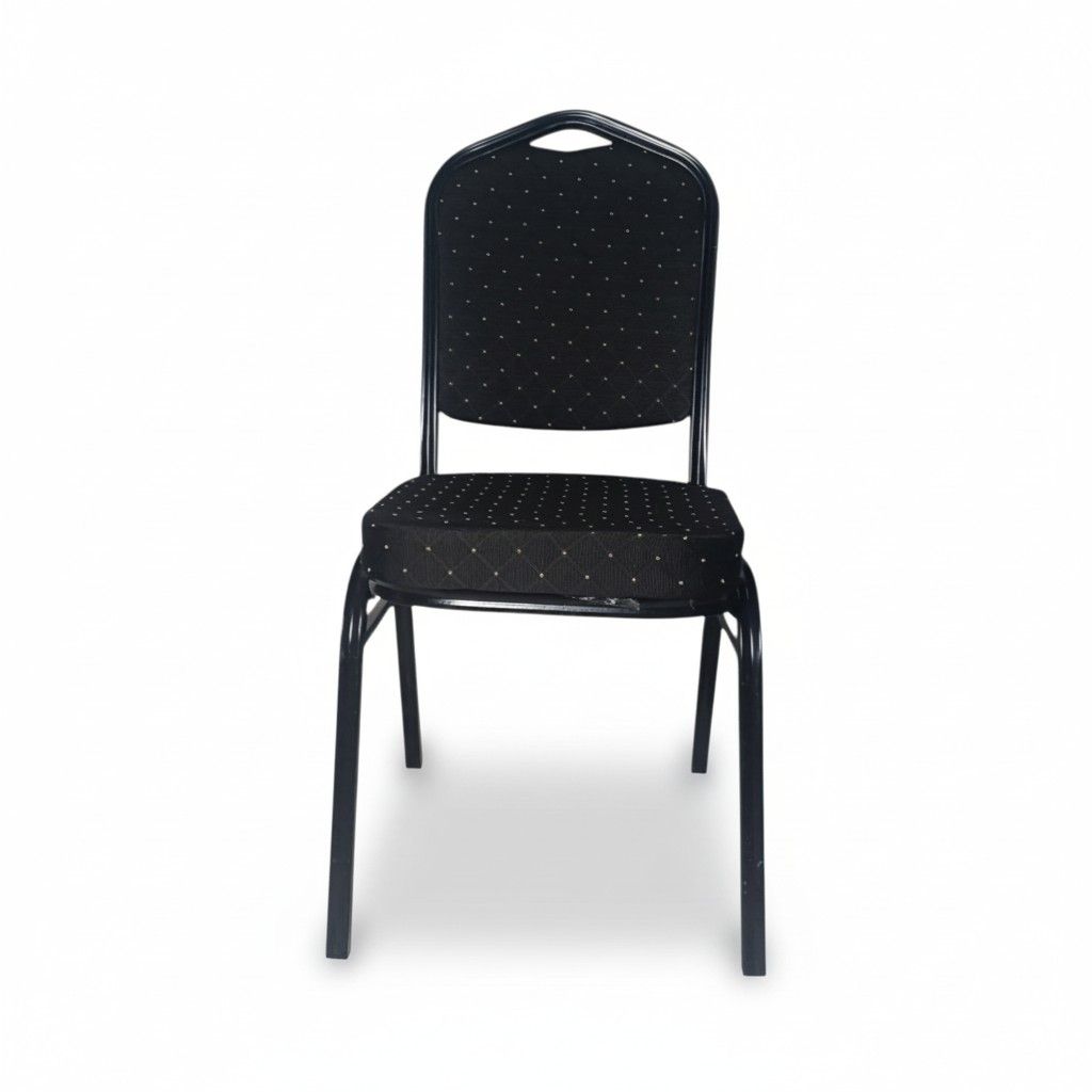 SMTE Premium Conference & Dining Chair - Stackable Black
