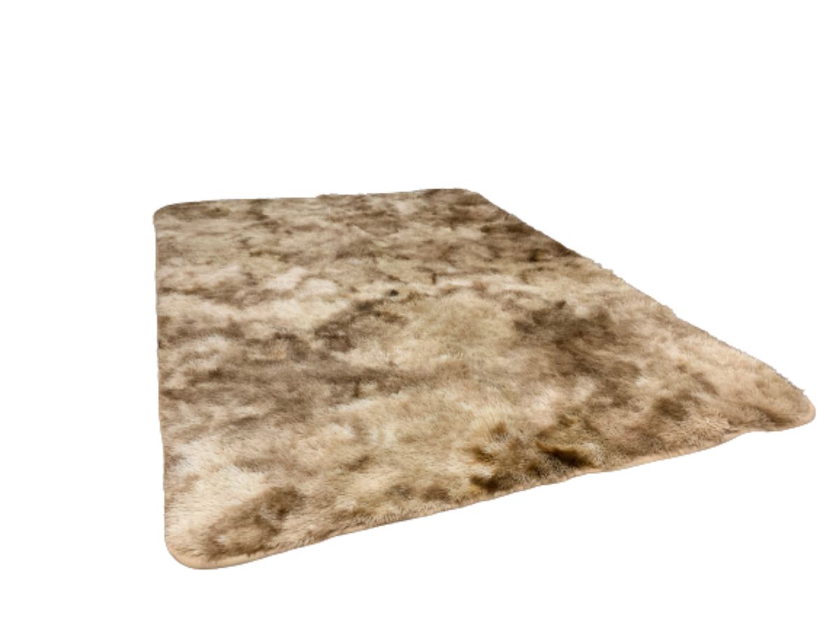 Shaggy Carpet Light Brown Rainbow 150cm x 200cm