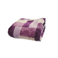 High Quality 1 Ply Extreme Warm Winter Blanket & IYWA Tieback - Violet