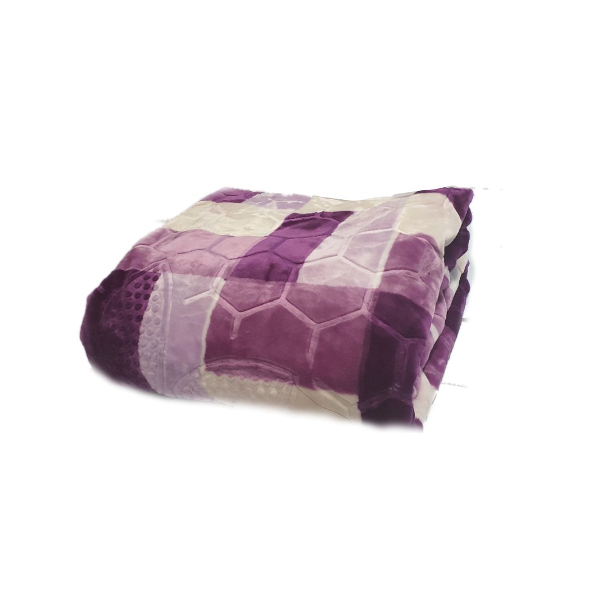 High Quality 1 Ply Extreme Warm Winter Blanket & IYWA Tieback - Violet