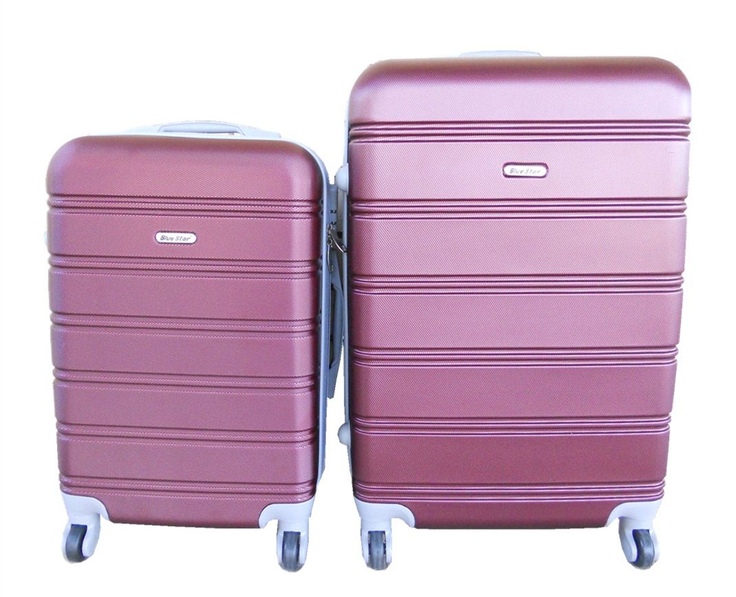 2 Piece Premium Luggage Set - Dark Plum