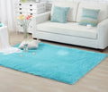 Large Premium Fluffy Carpet/Rug - Light Blue