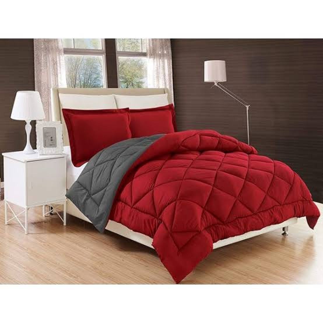 5 Piece Reversible Comforter 05 - Double