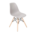Pre-Assembled - Wooden Leg Chair - Grey