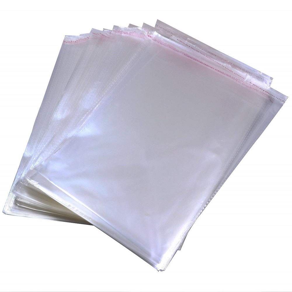 Self Adhesive Clear Plastic Poly Bags With Hang Holes - C5 (162 mm x 229 mm)