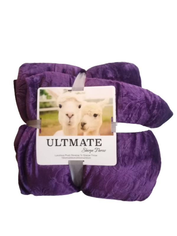 Ultimate Sherpe Throw - Purple