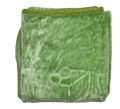 Single Ply Baby Mink Blanket Super Soft - Green