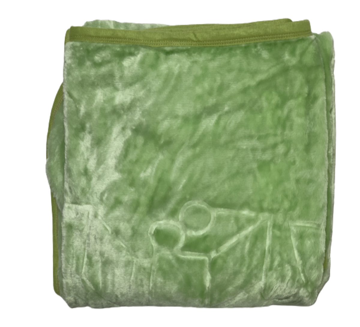 Single Ply Baby Mink Blanket Super Soft - Green