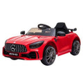 Licensed Mercedes AMG GTR 12V Kids Electric Ride On Car - Red