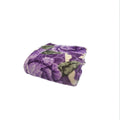 High Quality 1 Ply Extreme Warm Winter Blanket & IYWA Tieback - Purple