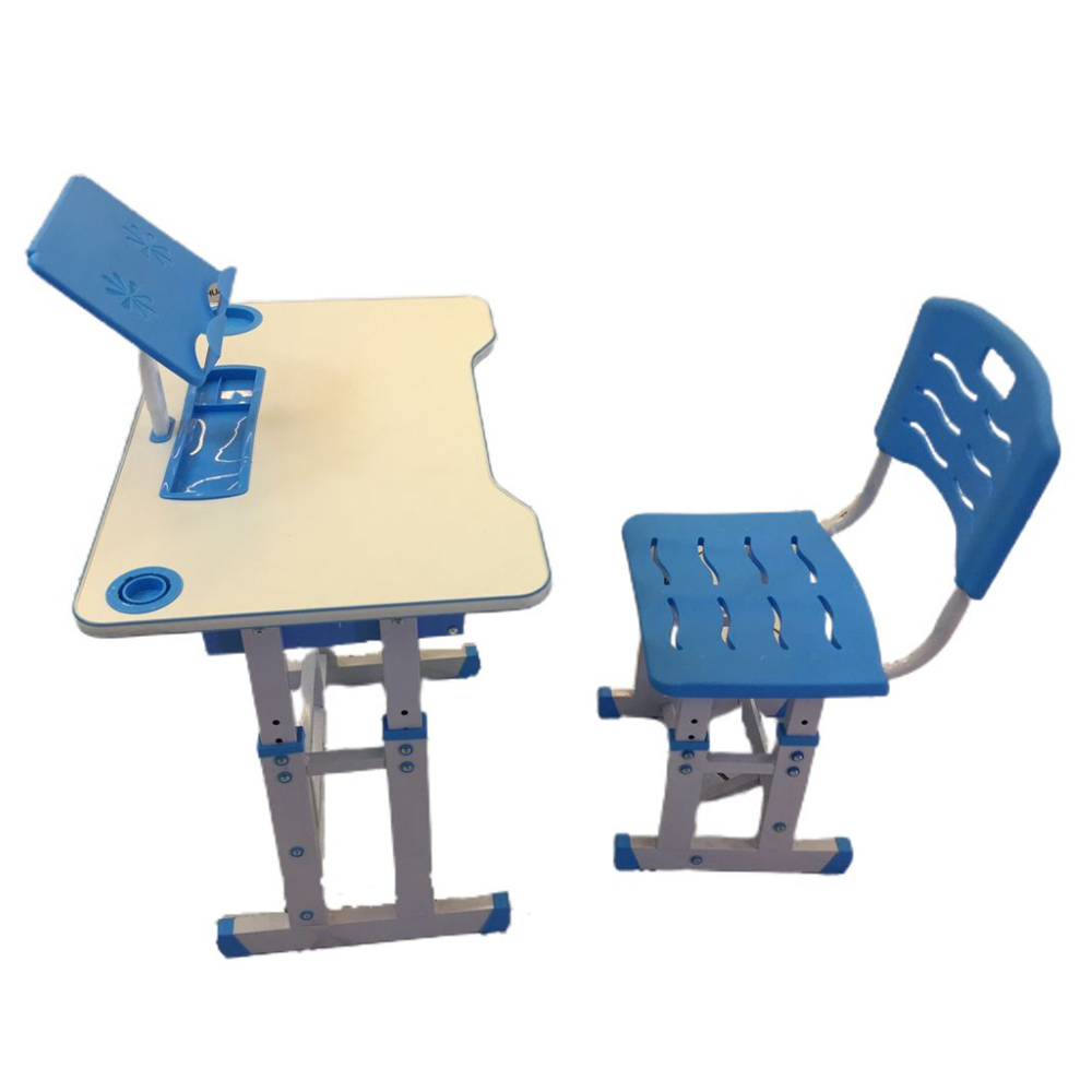 Kids Adjustable Desk & Chair (Blue)