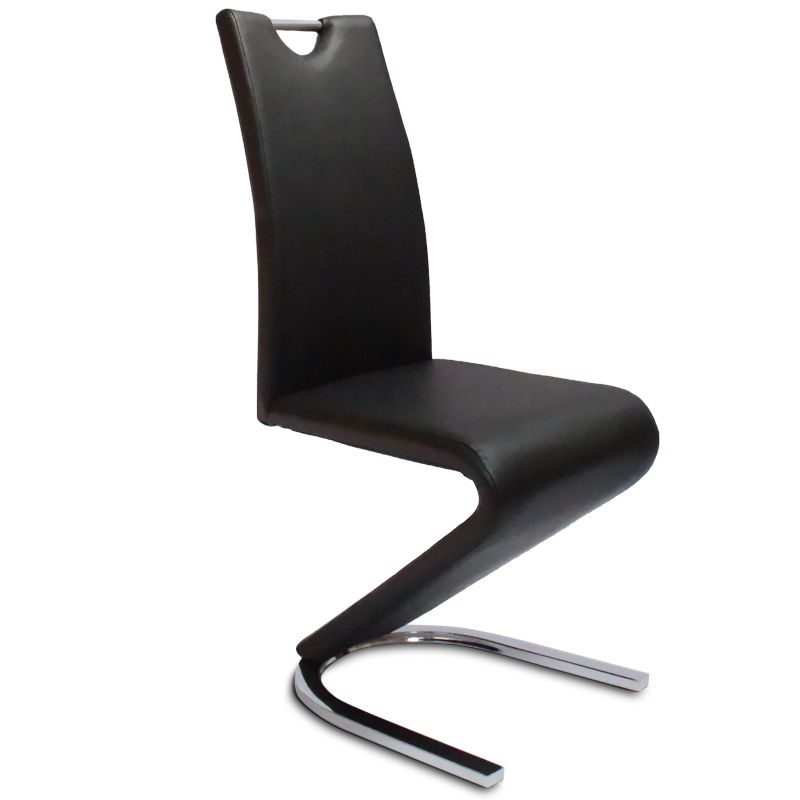 Host Dining Chair- PU Leather - Black