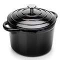 7 Piece Cast Iron Cookware/Pots - Black