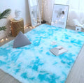 Rugs Shaggy Fluffy Carpets - Sky blue