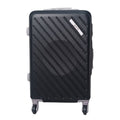 SMTE Aero-Glide 27 inch Hard Shell Spinner Suitcase - Carbon Black