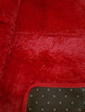 Large Premium Fluffy Carpet/Rug - Red (Raspberry)