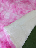 3 Piece Fluffy Comforters - Pink/White
