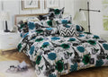 Abitoffaith - Eiffel Tower Turquoise Duvet Cover Set - Queen