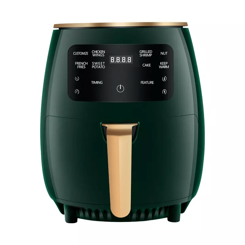 5L Digital Control Hot Air Fryer - Green