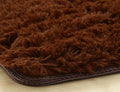 Flarge Fluffy Rug - Brown