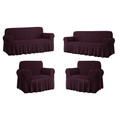 4pcs High Elastic Universal Sofa covers - Maroon