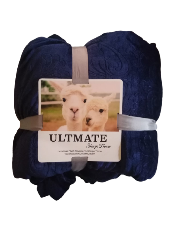 Ultimate Sherpe Throw - Blue