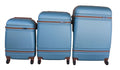 3 Piece Nexco Travel Luggage Bag Set - Aqua Green