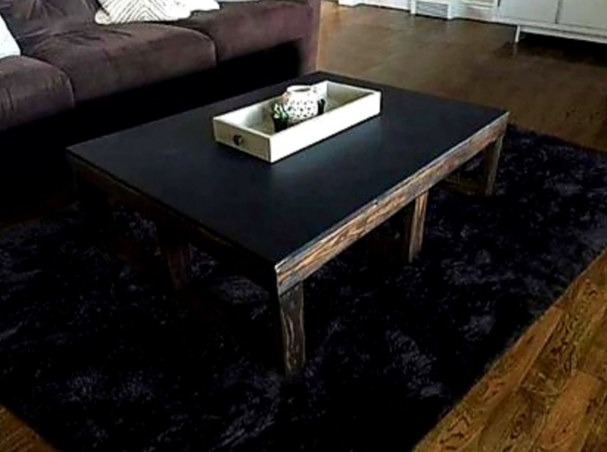 Black Fluffy Carpet