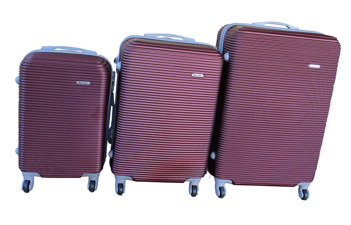 3 Piece Hard Outer Shell Luggage Set - 29 Inch - Rose Gold