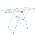 Foldable Clothing Drying Rack - Grey & Light Blue