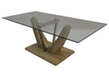 Bateau Glass Coffee Table - Nature
