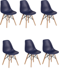 Proteas Wood Leg Chairs- Pack of 6- Black