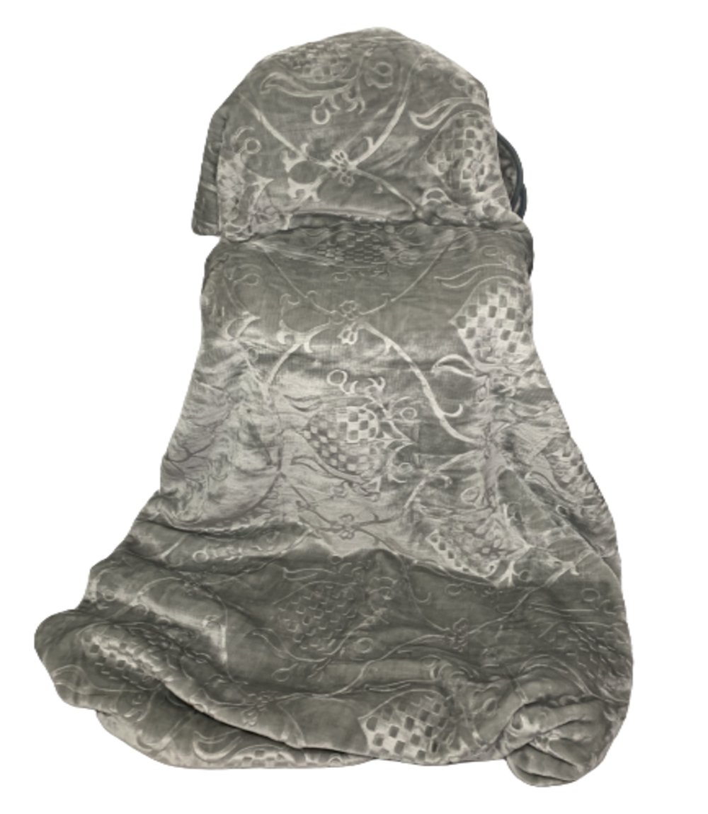 Queen Size Blanket Super Soft Mink Single Ply - Grey